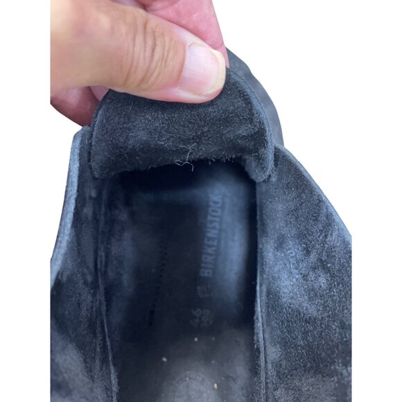 Birkenstock mens black Suede Moccasin Chukka Boots Size 46/12 SKU 9097 - Picture 8 of 12